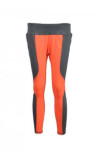 TF016 Tailor-made Sports Trousers with Contrast Panels Gray Orange Quick Drying Gym Training Pants