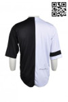 BU021 Tailor-made Black and White Baseball Shirt Men's Blank Sports Outfit Teamwear for Adult and Youth