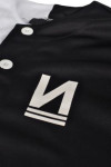 BU021 Tailor-made Black and White Baseball Shirt Men's Blank Sports Outfit Teamwear for Adult and Youth