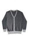 CAR001  one-piece gray knit cardigans