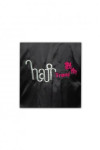 SU01 Customised Hair Salon Coat Smock Black Hairdresser Gown Robes for Customers