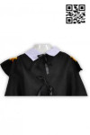 DA014 Black Graduation Gown with Hat for Children Toga Cap