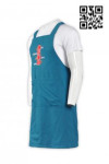 AP062 OEM Steel Blue Full Body Kitchen Cooking Aprons H-Back Bib Apron Uniforms for F&B Business Corporate Events Functions