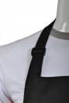 AP063 Customise Black Bib Apron with Contrast Waist Straps Adjustable Neck Strap and Big Front Pocket Singapore F&B Workwear Aprons Uniform