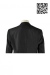 BS344 Black Business Men Suits Custom Made
