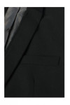 BS344 Black Business Men Suits Custom Made
