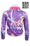 B122 Winter Thermal Cycling Jersey Trendy Personality Cycling Jersey for Women 