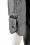 BS346 Gray Business Suits Custom Made for men