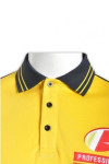 P519 yellow and black polo shirts