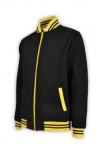 Z240 Black Zip up With Yellow Zipper