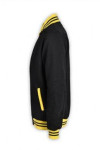 Z240 Black Zip up With Yellow Zipper