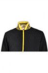 Z240 Black Zip up With Yellow Zipper