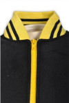 Z240 Black Zip up With Yellow Zipper