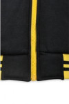 Z240 Black Zip up With Yellow Zipper