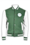 Z243 white and green basketball sweater