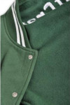 Z243 white and green basketball sweater