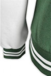 Z243 white and green basketball sweater