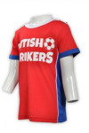 T586  wicking football t shirt