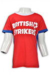 T586  wicking football t shirt