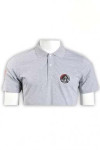 P521 cotton gray polo shirts