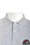 P521 cotton gray polo shirts
