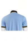 P527 light blue cotton polo shirts