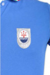 P529 light blue cotton sports polo shirts