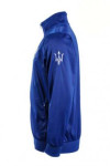 J475 dark blue zip up jacket for mans