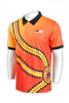 P530 orange sports sublimation polo shirts 
