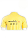P531 yellow cuttom polo shirts