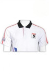 P536 sports club white polo shirts