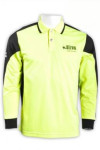 P538 fluorescent yellow teamwear polo