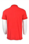 P545 red short-sleeved polo shirts