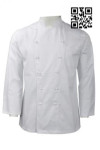 KI088 Custom Made Executive Chef Coats Unisex White Jacket Shirts Singapore 