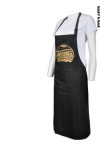 AP083 Bespoke Professional Black Chef Aprons with Adjustable Halter Neck Strap and Concealed Pocket