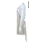 AP081 Tailor-made Beige Aprons with Adjustable Neck Strap Waist Tie Straps for Bakers Bartenders Painters Hairdressers