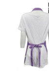 AP071 Customized Printed Purple Apron with Adjustable Halter Neck Strap Waterproof Aprons Chefs Waiters Catering Uniform