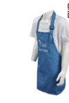 AP070 Customize Embroidered Dark Slate Blue Aprons Cotton Server Bib Apron Chefs Waiters Catering Uniform