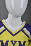 CH156 Design Your Own Cheerleading Uniform for Kids, Children and Youth 2 Piece Yellow Purple Full Swag Cheer Uniforms