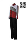 CH157 Customize Unisex Long-sleeved Cheer Team Full Zip Warm-up Jacket and Pants 