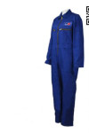 D214 Customize Coveralls Dark Blue Industrial Uniform with Elasticated Waist and Vertical Pockets
