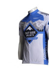 B097 OEM Men's Cycling Jersey Mountain Bike Jersey Shirts with Pockets