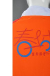 B132 OEM Orange Cycling Shirt Design