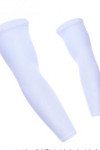 IS001 Customize Unisex Arm Sleeves Basic Sun Protective Sleeve in White Blue Red 