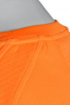 W179 Personalized Unisex Basic Athletic T-Shirt Blank Orange Top for Custom Design 