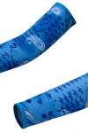 IS006 Custom made Long Arm Sleeves in Blue for Hiking Driving Golfing
