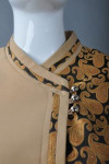 HL007 Custom made Hotel Attendant Server Uniforms Ladies Rosy Brown Long Sleeve Shirt with Batik Design