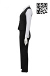 BWS072 2-Piece Black Business Pants Suit for Female Executives