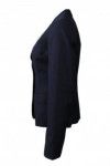 BWS084 Customised Plus Size Black Business Suits Jacket Corporate Attire for Women 
