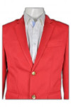 BS337 Customized Best Red Suits